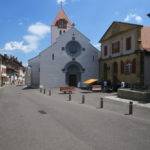 Die St. Johann Kirche in Grandson