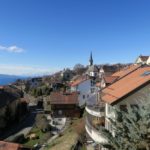 Chexbres, het balkon van het meer van Genève