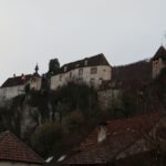 Le château, le village de Burg et la vallée de Leymen